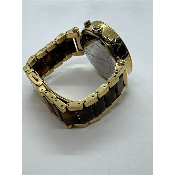 Michael Kors Parker MK5688 Women's Gold Tortoise Analog Dial Quartz Watch JNA432 - Picture 10 of 11